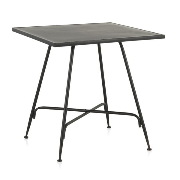 Industrial Style fekete fém bárasztal, 80 x 80 cm - Geese