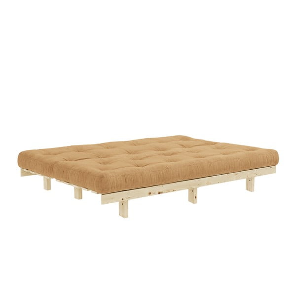 Mustársárga kinyitható kanapé 190 cm Lean – Karup Design-image-4