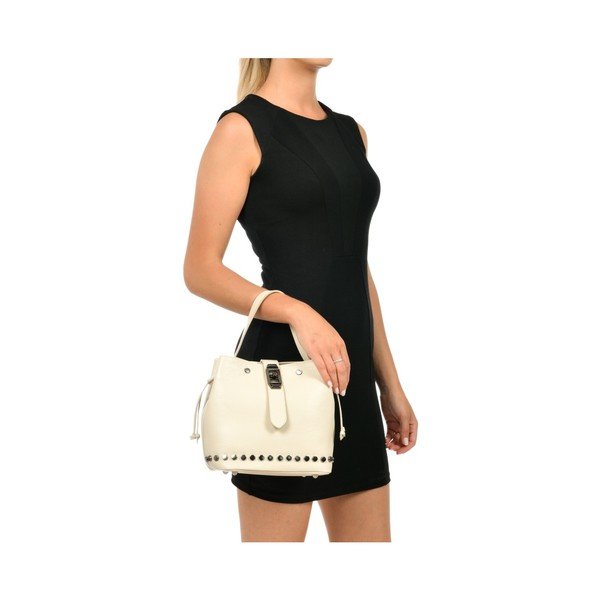 Giulia bézs bőr kézitáska - Mangotti Bags-image-4