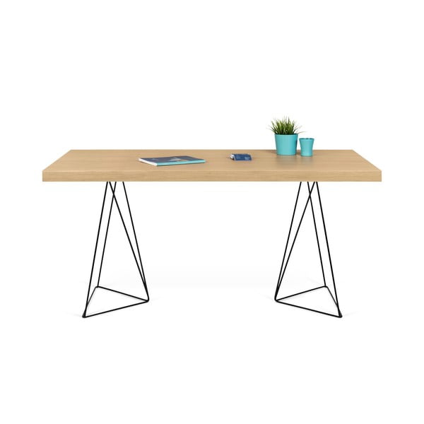 Multi asztal fekete lábakkal, 160 x 90 cm - TemaHome-image-2