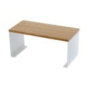 Fehér-natúr színű fém kiegészítő polc 30,5x14 cm Tosca – YAMAZAKI