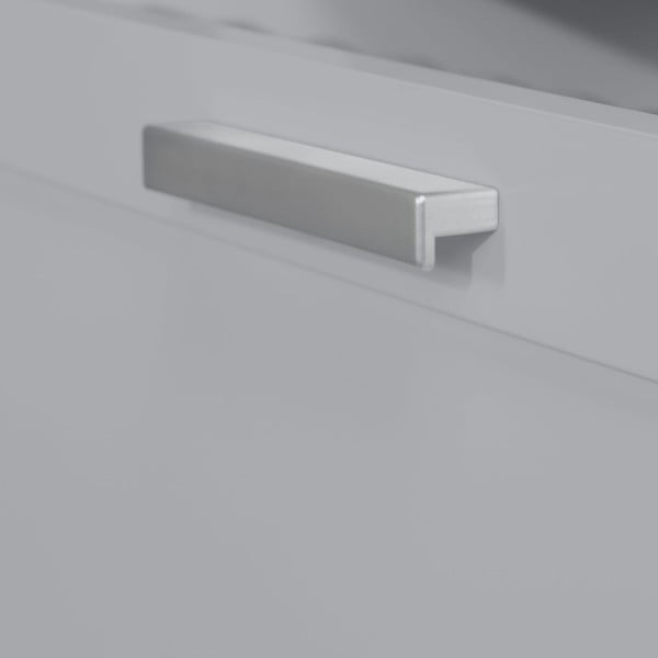 Szürke gyerek komód pelenkázó feltéttel 87x100x75 cm Hamburg – Roba-image-3