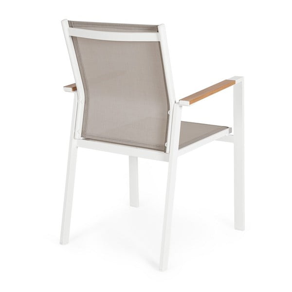 Fehér fém kerti szék szett 4 db-os Heta   – Bizzotto-image-3