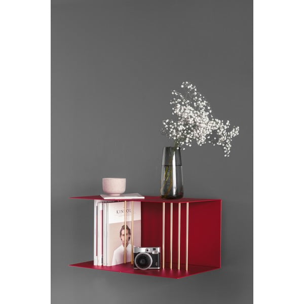 Piros fém fali polc Teaser – UMAGE-image-1