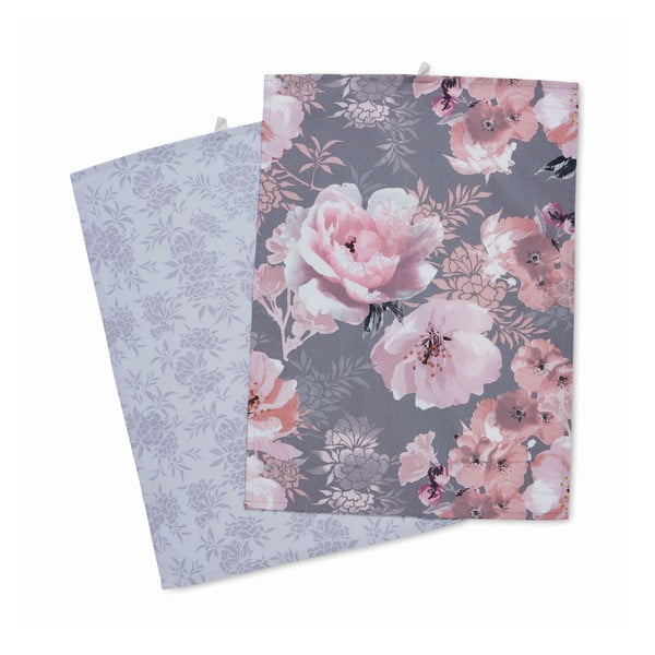 Pamut konyharuha szett 2 db-os 50x70 cm Dramatic Floral – Catherine Lansfield-image-1