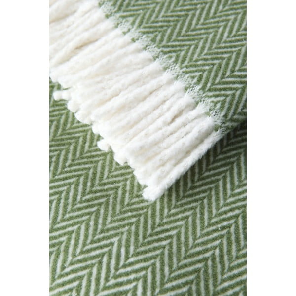 Skyline zöld pléd, 140 x 180 cm - Euromant-image-2