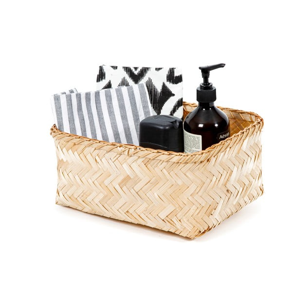 Halong Basket bambusz tárolókosár, 30 x 15 cm - Compactor-image-3