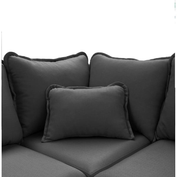 Sötétszürke sarokkanapé (bal oldali) Beata – Ropez-image-1