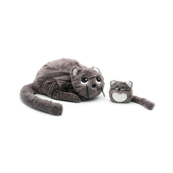 Plüssjáték szett 2 db-os Ptipotos Miaou – Les Deglingos