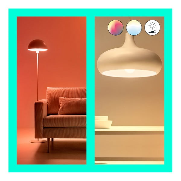 LED okos izzó szett 2 db-os E27, 9 W – WiZ-image-2