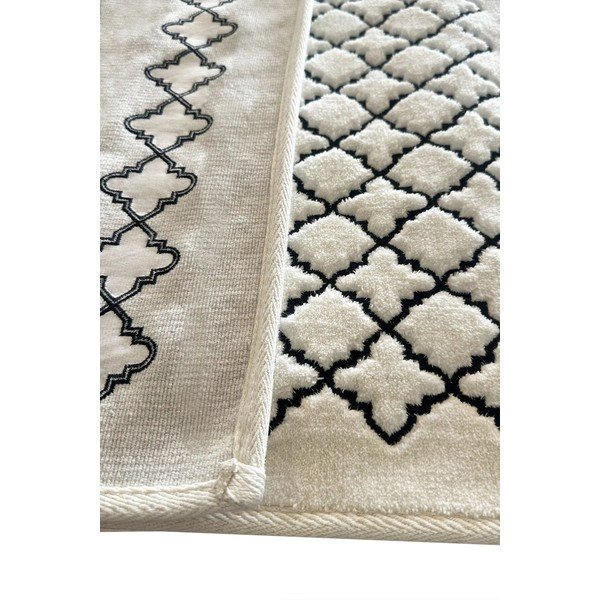 Krémszínű fürdőszobai kilépő szett 2 db-os 60x100 cm Luxury – Foutastic-image-2