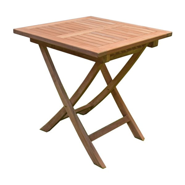 Solo összecsukható kerti asztal teakfából, hossz 75 cm - ADDU