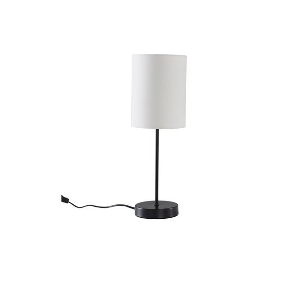 Fehér-fekete textil asztali lámpa (magasság 45 cm) Seth – Jotex-image-3