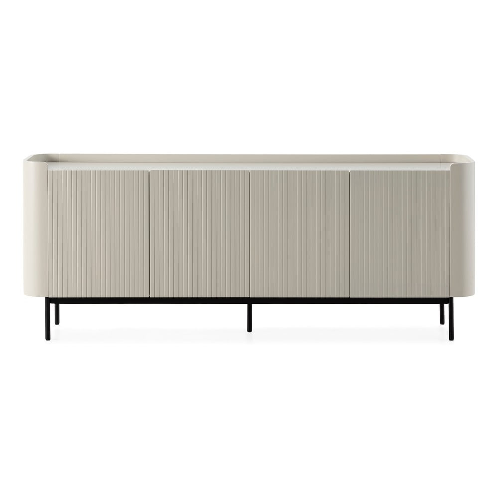 Krémszínű komód 200x80x40 cm Willa  MOME
