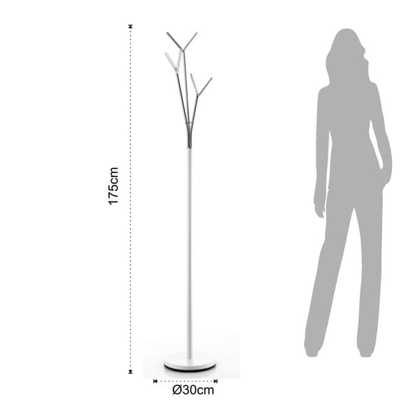 Dandy fém állófogas, magasság 175 cm - Tomasucci-image-2