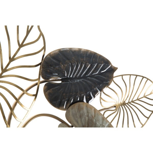 Century -A- levél motívumos fali fémdekoráció, 131 x 61 cm - Mauro Ferretti-image-3