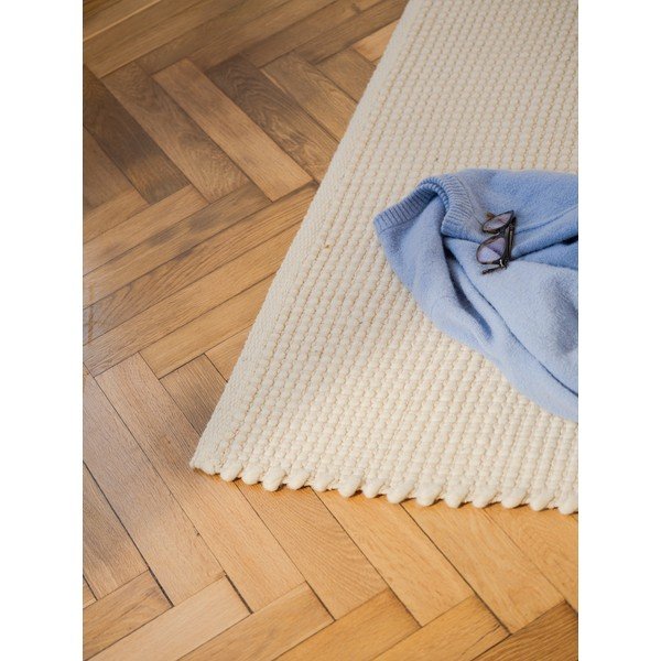 Bézs kézi szövésű gyapjú szőnyeg 170x240 cm Talo – noo.ma-image-4