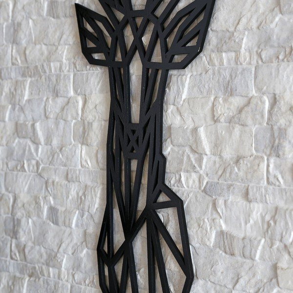 Deer fekete fali dekoráció, 39 x 65 cm-image-3