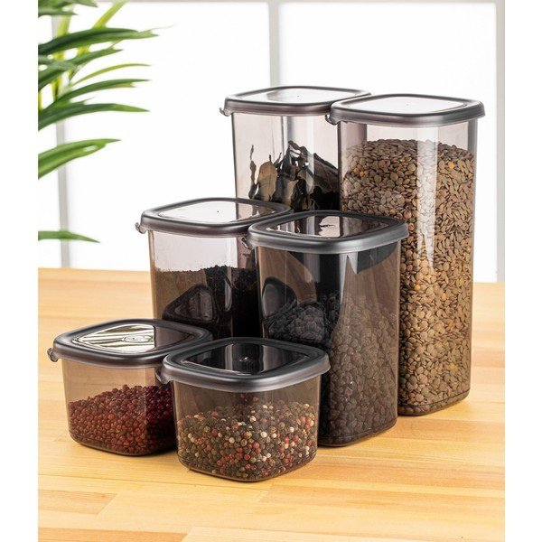 Élelmiszertartó doboz szett 6 db-os Fresco – Hermia-image-1