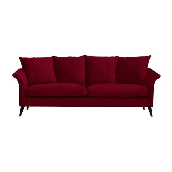 Chloe piros háromszemélyes kanapé - The Classic Living