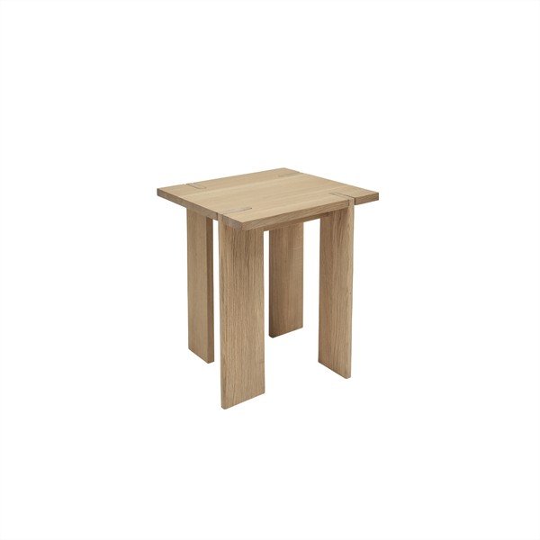 Tölgyfa tárolóasztal 40x40 cm Oy – OYOY Living Design