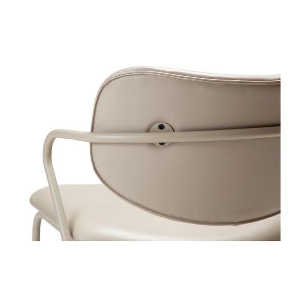 Bézs bőrutánzat fotel Zed – DAN-FORM Denmark-image-1