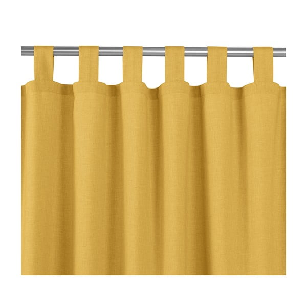 Mustársárga függöny 140x175 cm Carmena – Homede