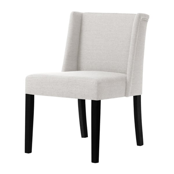 Zeste krémszínű bükkfa szék, fekete lábakkal - Ted Lapidus Maison