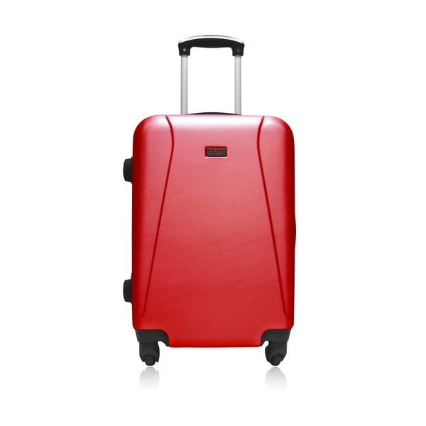 Lanzarote piros gurulós bőrönd, 91 l - Hero