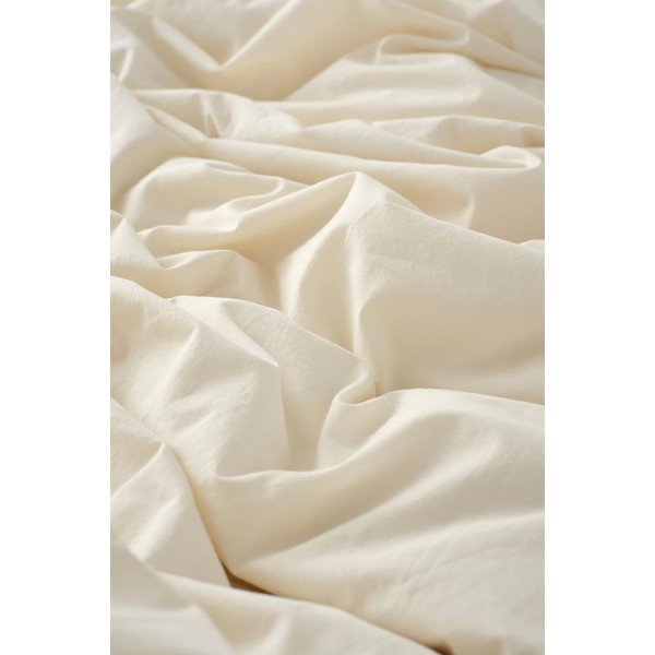 Krémszínű egyszemélyes bio pamut ágyneműhuzat 150x200 cm Juliette – Ellos Home-image-2