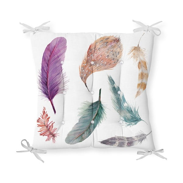 Feathers pamut keverék székpárna, 40 x 40 cm - Minimalist Cushion Covers