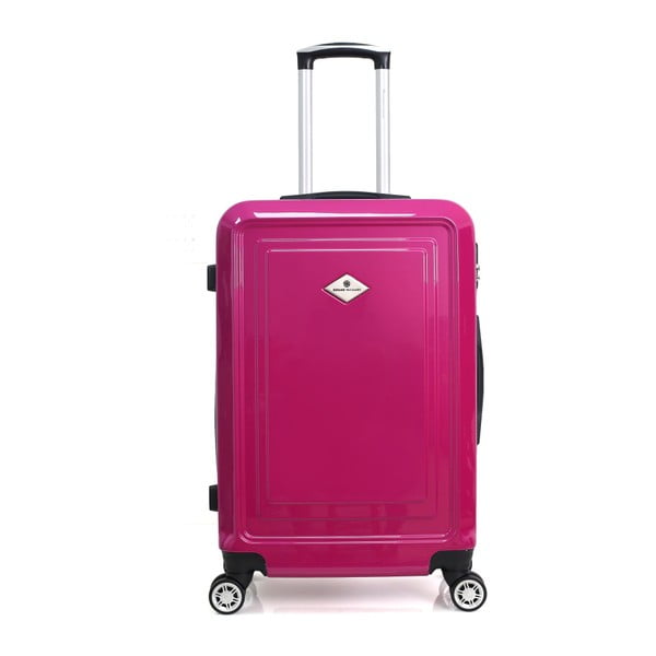 Piallo Valise Cabine fukszia rózsaszín gurulós bőrönd, 39 l - GERARD PASQUIER