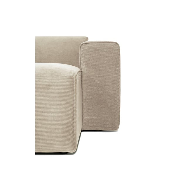 Sting bézs kordbársony sarokkanapé, jobb oldali - Scandic-image-4