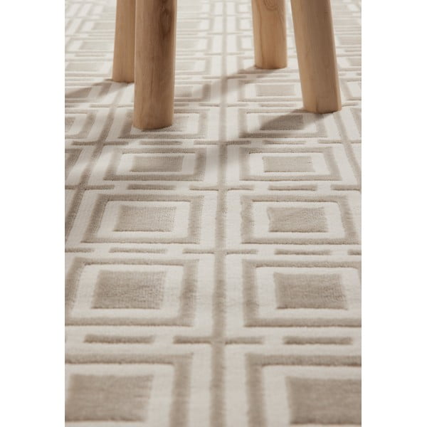 Krémszínű futószőnyeg 80x240 cm Perles Howlite – Elle Decoration-image-4