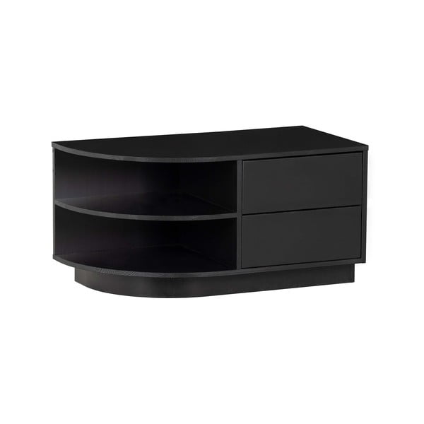 Fekete borovi fenyő moduláris TV-állvány 78x40 cm Finca – WOOOD-image-2