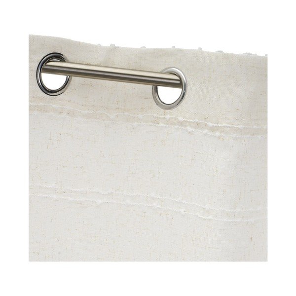 Fehér-bézs lenkeverék függöny 140x260 cm Nodes – Casa Selección-image-3