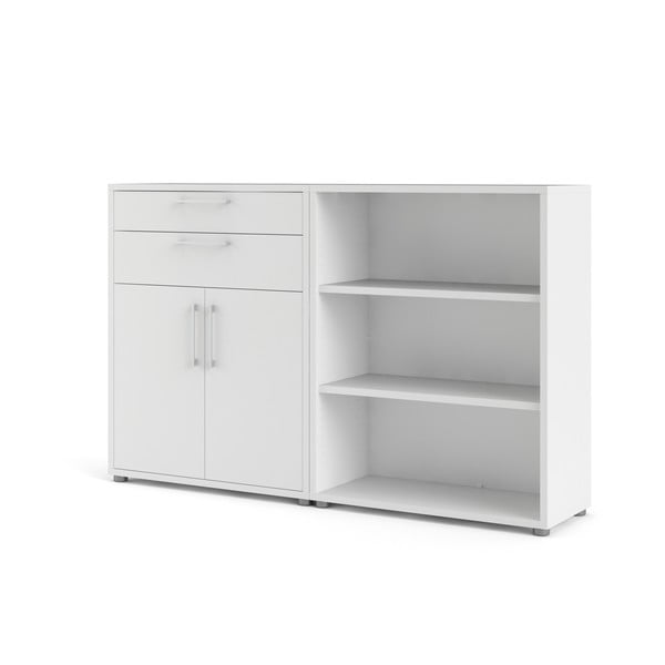 Fehér moduláris könyvespolc 178x113 cm Prima – Tvilum