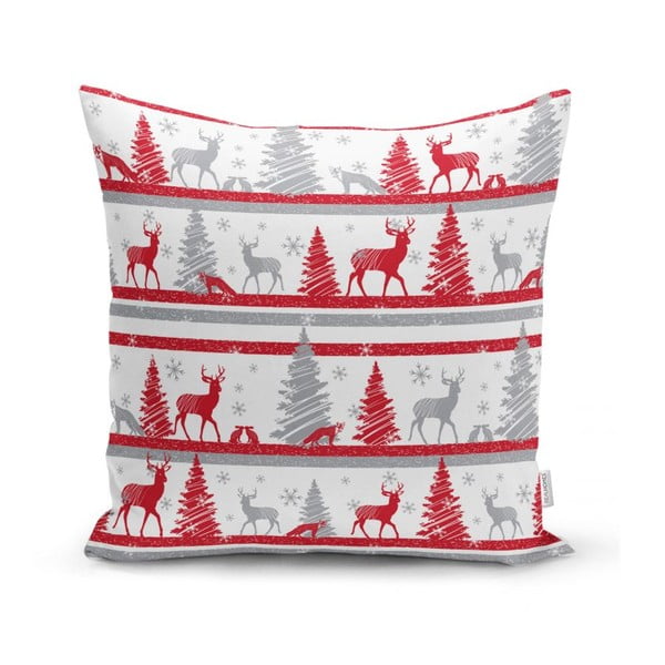 Párnahuzat szett  karácsonyi mintával 4 db-os 43x43 cm Snowflakes – Mila Home-image-4