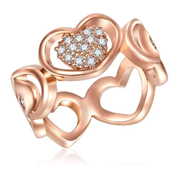 Lovers rozéarany színű női gyűrű, 56-os méret - Tassioni