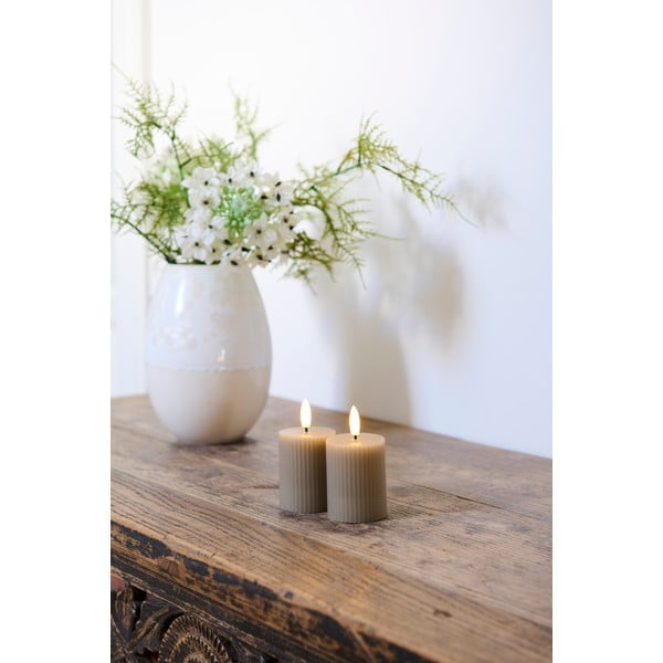 Szürke fénydekoráció készlet 2 db-os Smilla – Sirius-image-1