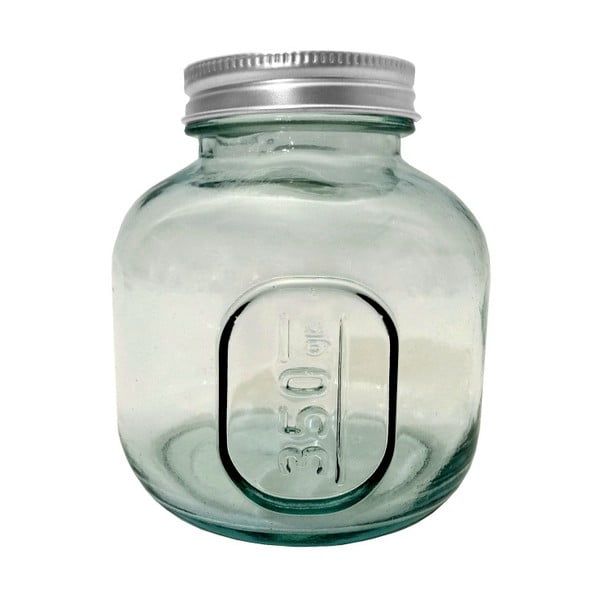 Authentic üvegedény tetővel újrahasznosított üvegből, 350 ml - Ego Dekor