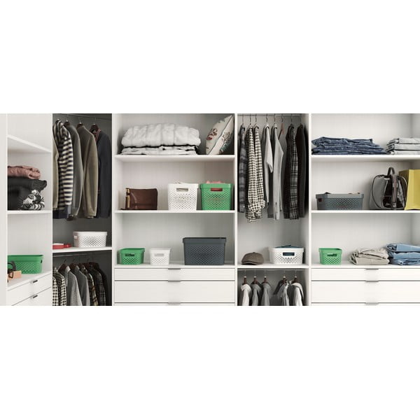 Infinity Dots fehér tárolókosár, 17 l - Curver-image-1