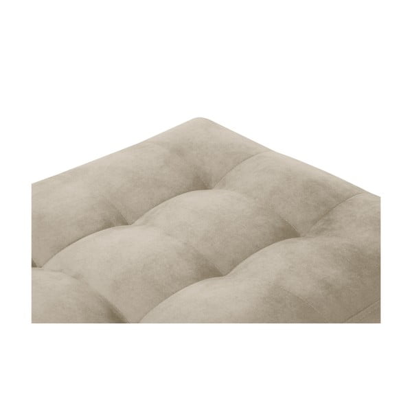 Santo bézs bársony lábtartó - Milo Casa-image-3