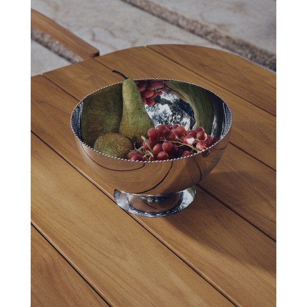 Ezüstszínű rozsdamentes acél tál ø 25,5 cm Nirela – Kave Home-image-2