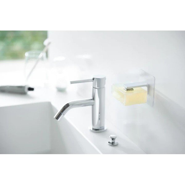 Fehér öntapadós műanyag mágneses szappantartó Film Hook – YAMAZAKI-image-2