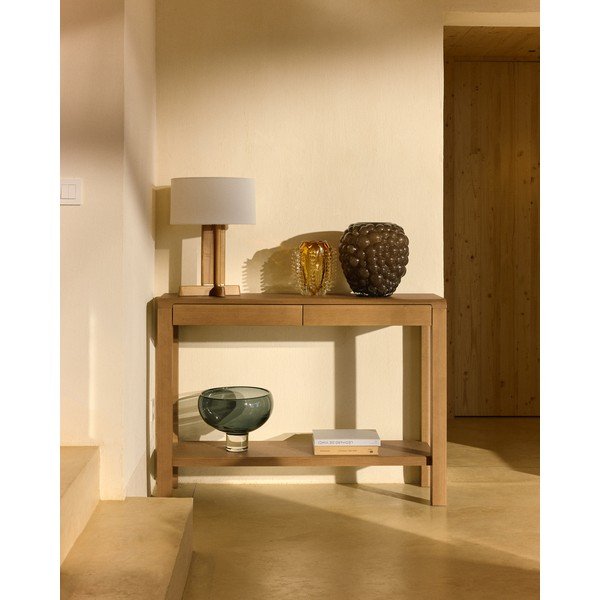 Narancssárga üveg kézzel készített váza (magasság 23 cm) Nicora – Kave Home-image-2