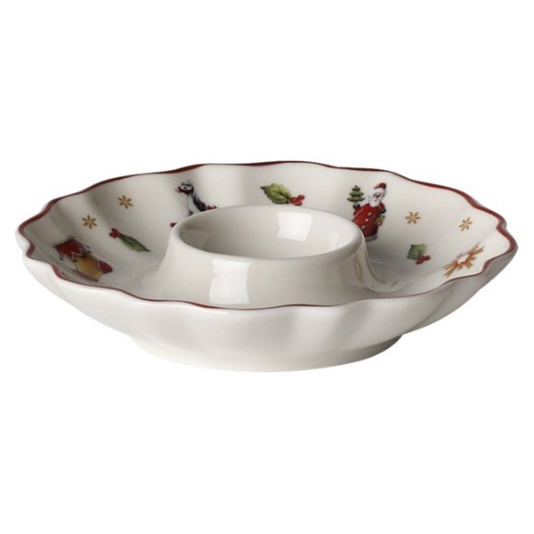 Fehér porcelán tojástartó karácsonyi motívummal - Villeroy & Boch-image-1
