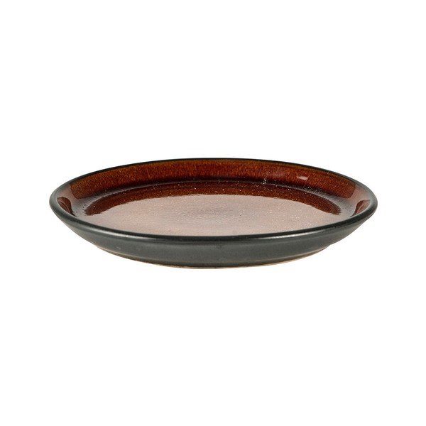 Fekete-borostyán színű desszertes kőedény tányér ø 17 cm Gastro Black/Amber – Bitz-image-3