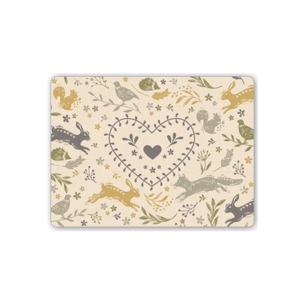 Tányéralátét és poháralátét szett 8 db-os Woodland – Cooksmart ®-image-1