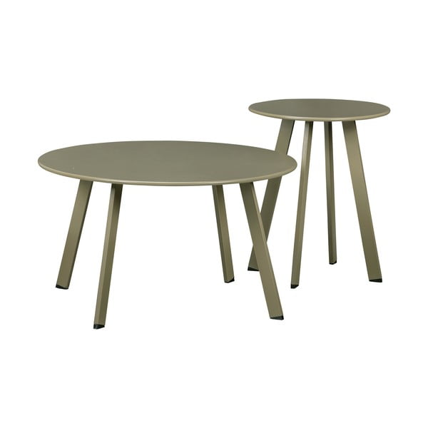 Fer zöld vas kerti dohányzóasztal, ø 40 cm - WOOOD-image-2